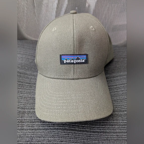 Patagonia Ton She's Logo Hat Fairly Fatigue Green Cap - Picture 5 of 10